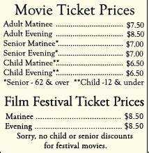 galaxy movie ticket prices.